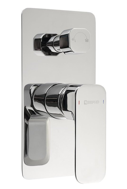 Sapho Spy grifo de bañera y ducha empotrado cromo PY43