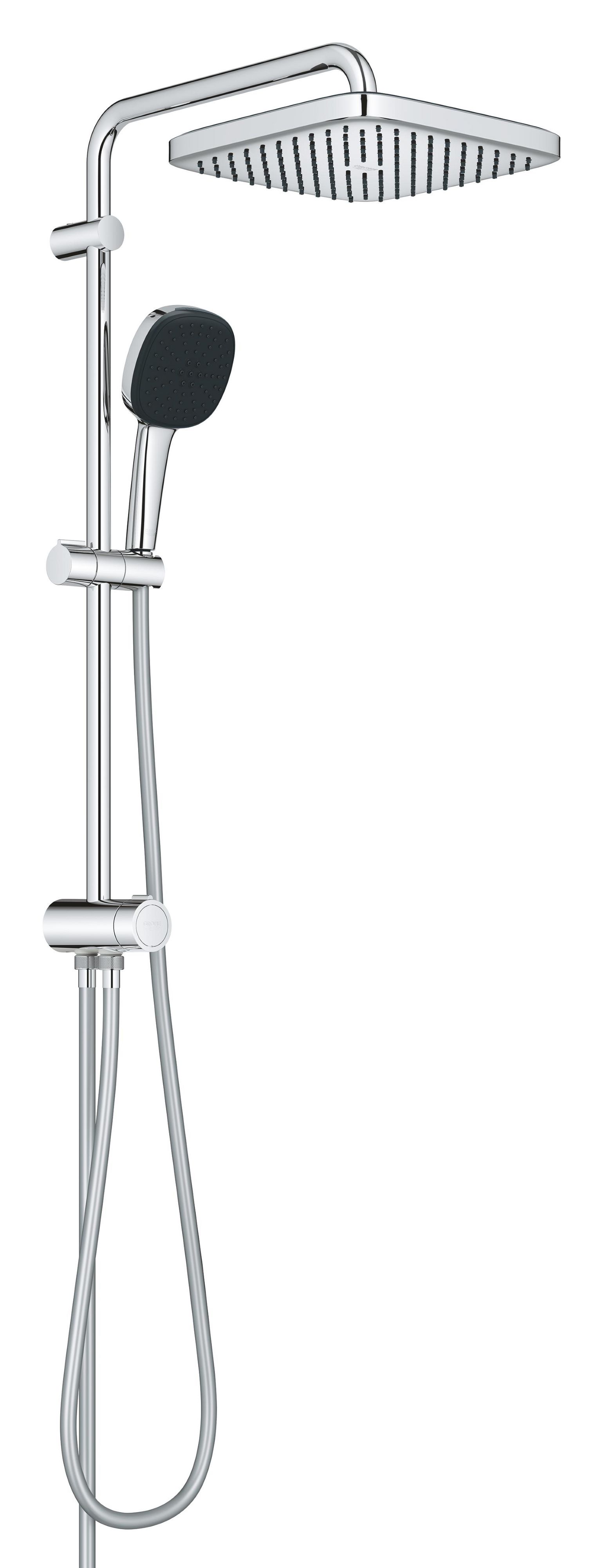 Grohe Vitalio Comfort conjunto de ducha a pared con rociador con efecto lluvia StarLight Chrome 26698001
