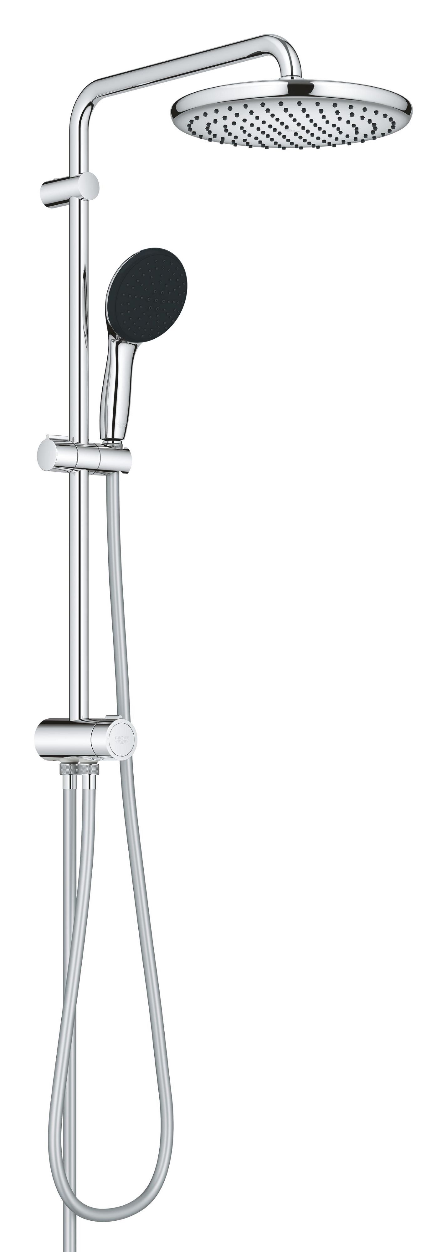 Grohe Vitalio Start System conjunto de ducha a pared con rociador con efecto lluvia cromo 26680001