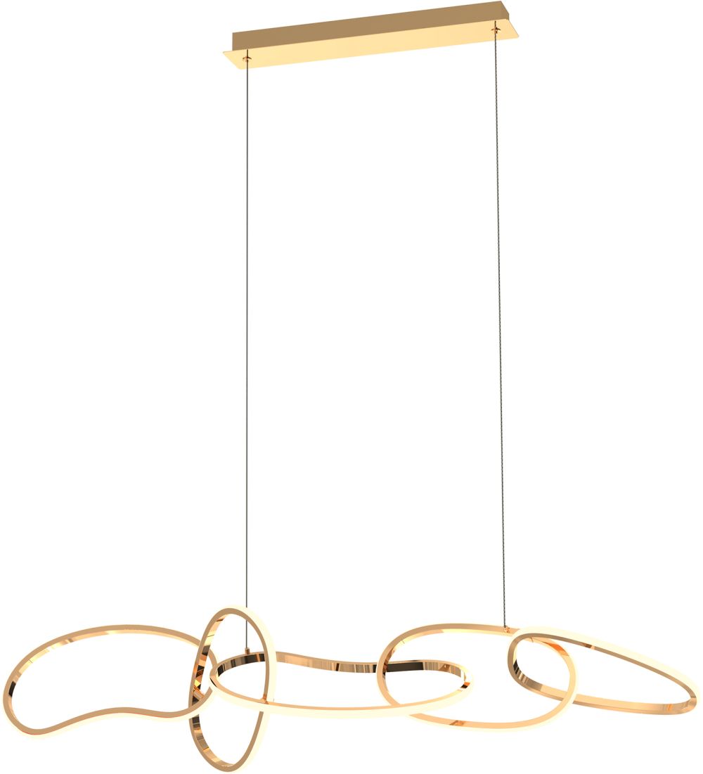 Zuma Line Cholet lámpara colgante 1x56 W oro MD7361-5A-EGT