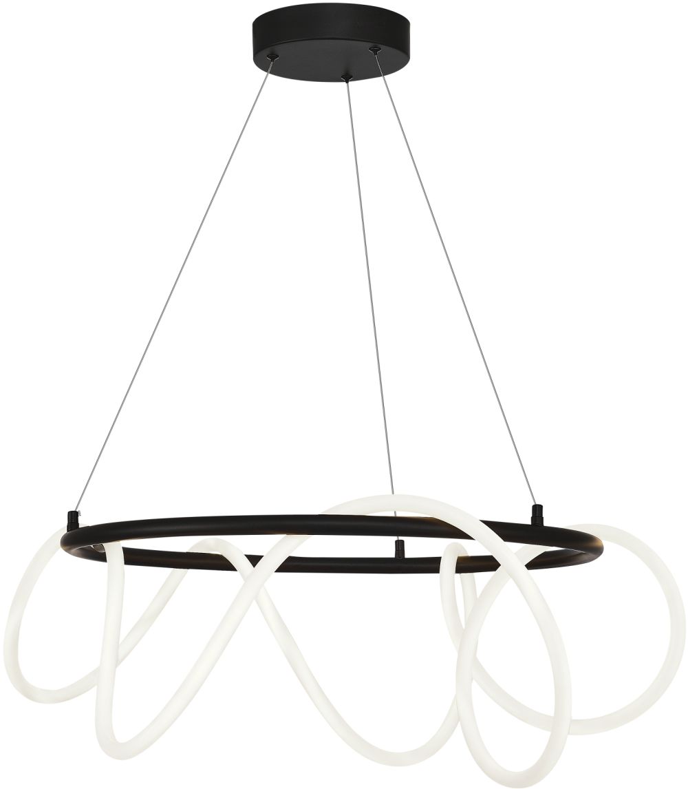 Zuma Line Balbo lámpara colgante 1x58 W negro 20006PL-BK