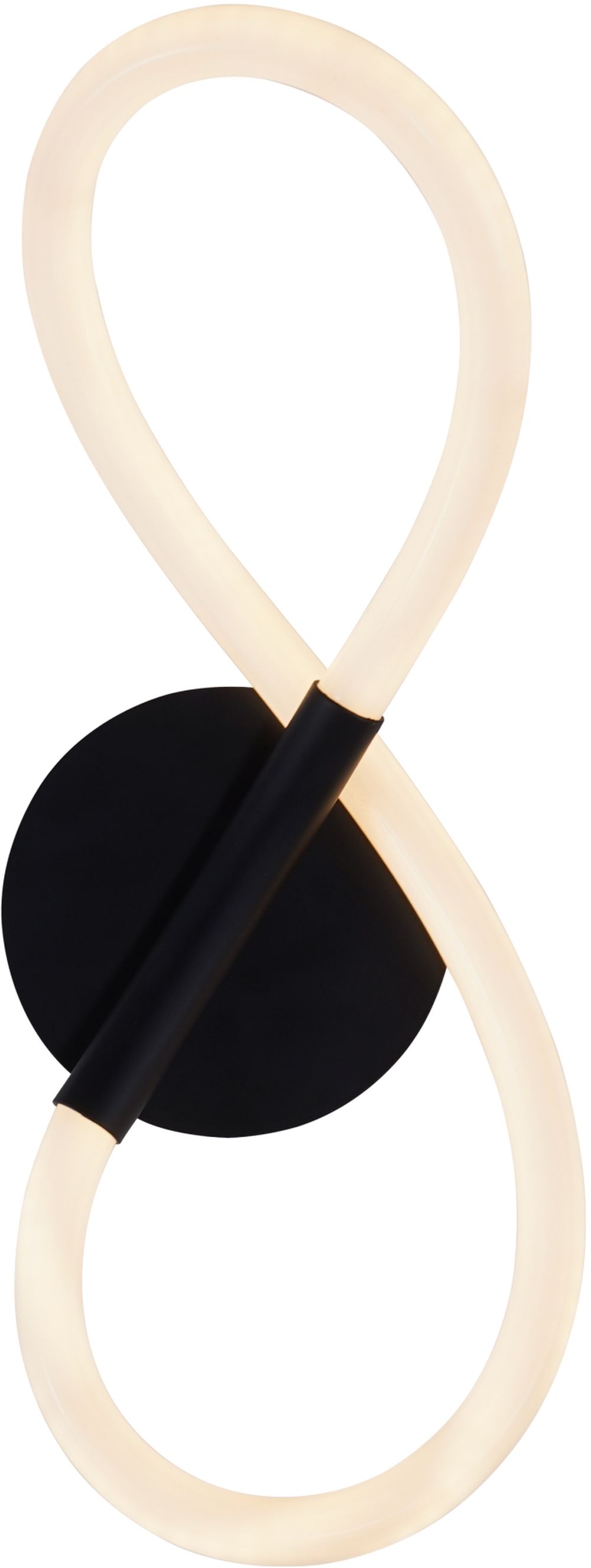 Zuma Line Balbo lámpara de pared 1x14 W negro 20006W-BK