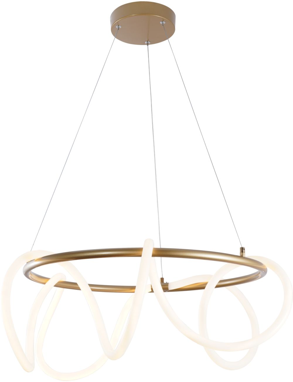 Zuma Line Balbo lámpara colgante 1x58 W oro 20006PL-GD