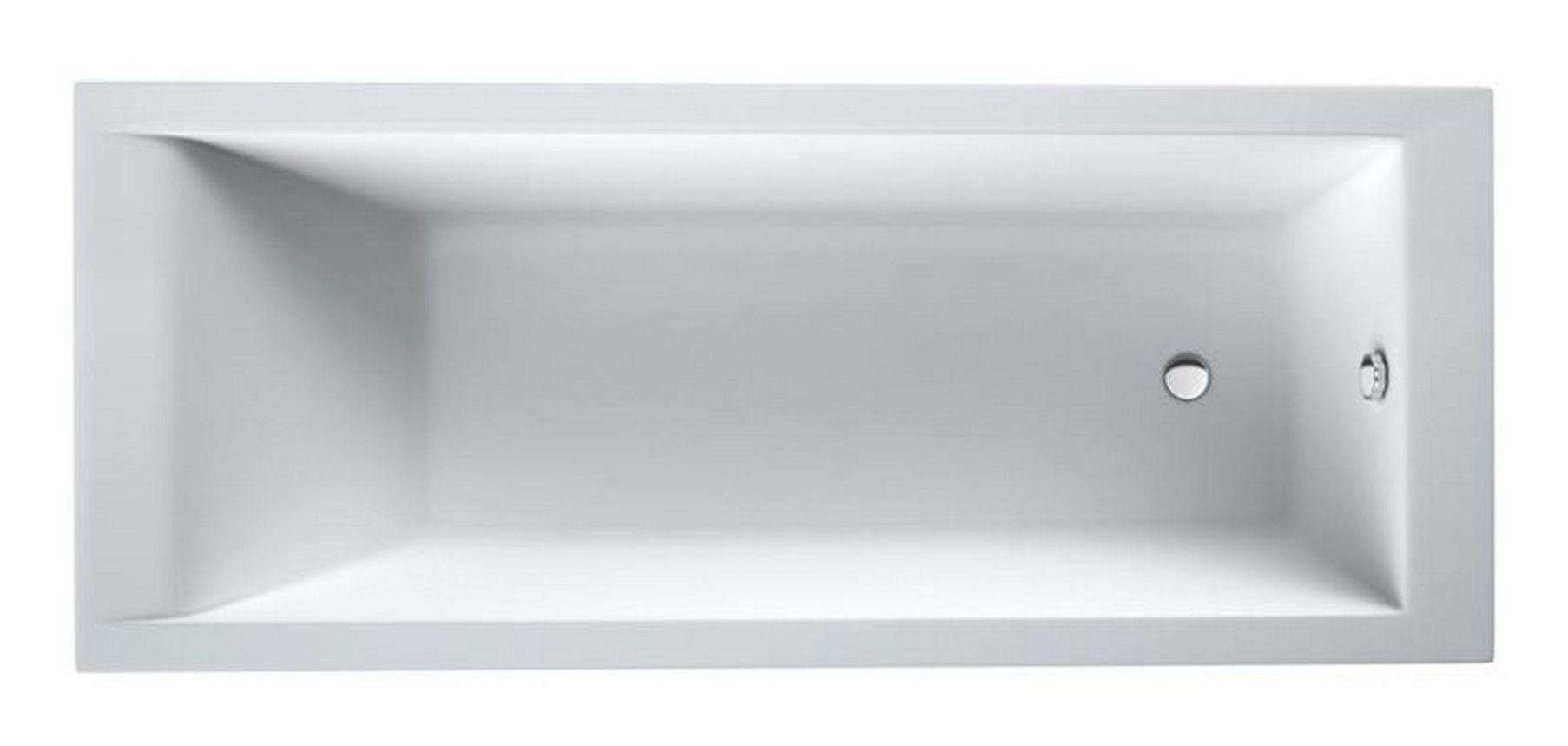 Schedline Maio bañera rectangular 140x70 cm blanco 3WST.M2P-14070