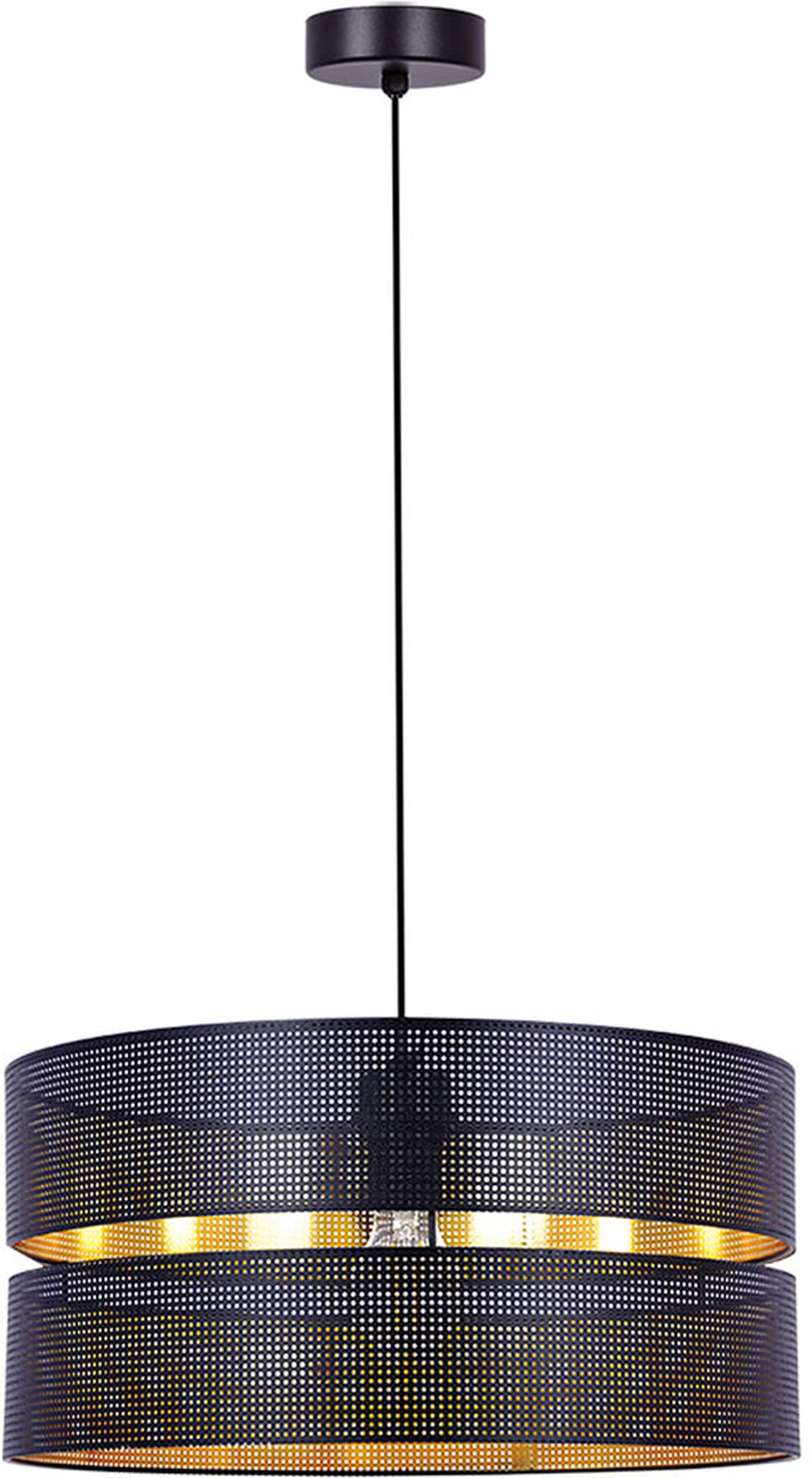 Kaja Zimbo lámpara colgante 1x40 W negro-oro K-5221
