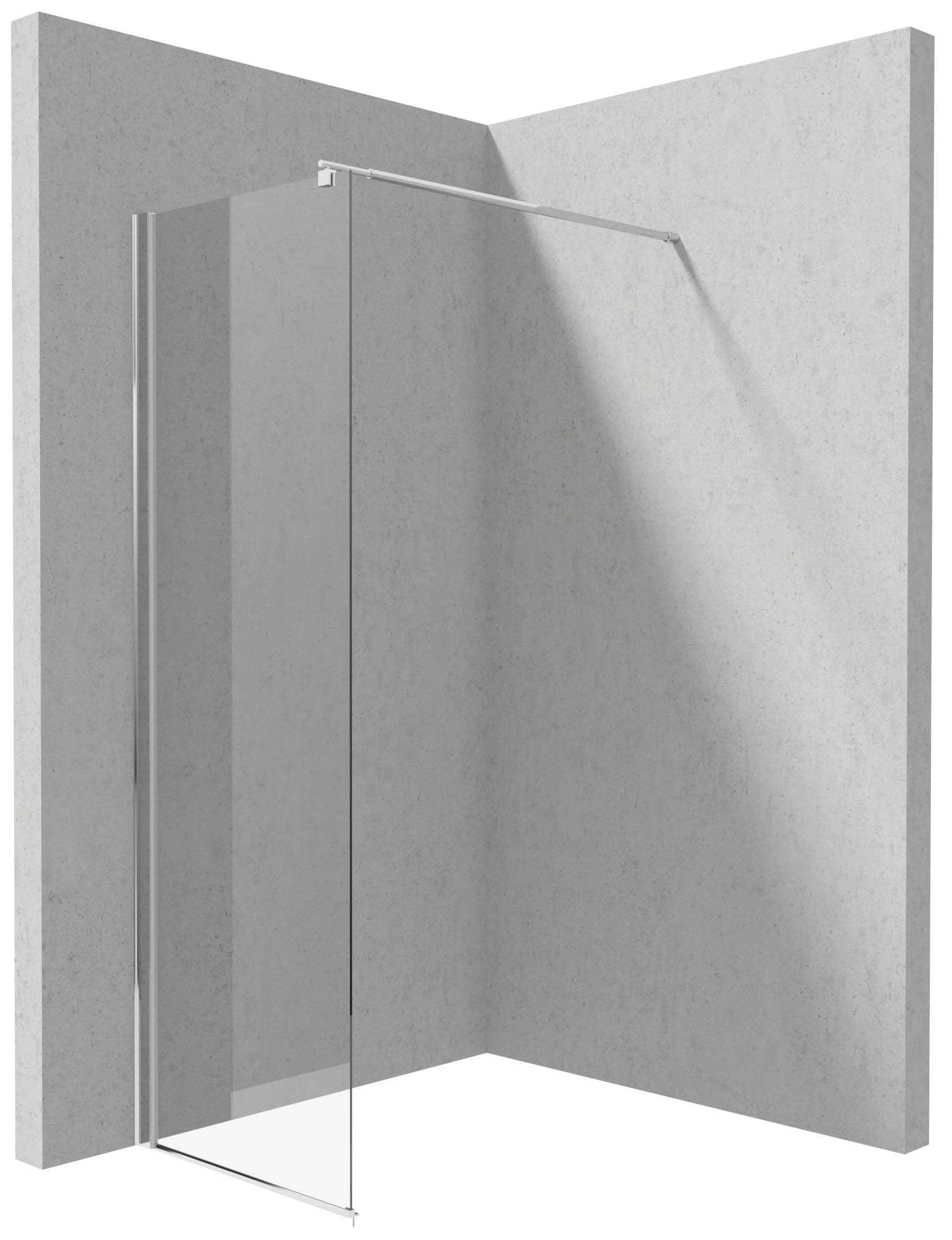 Deante Kerria Plus mampara de ducha walk-in 50 cm cromo brillante/vidrio transparente KTS085P
