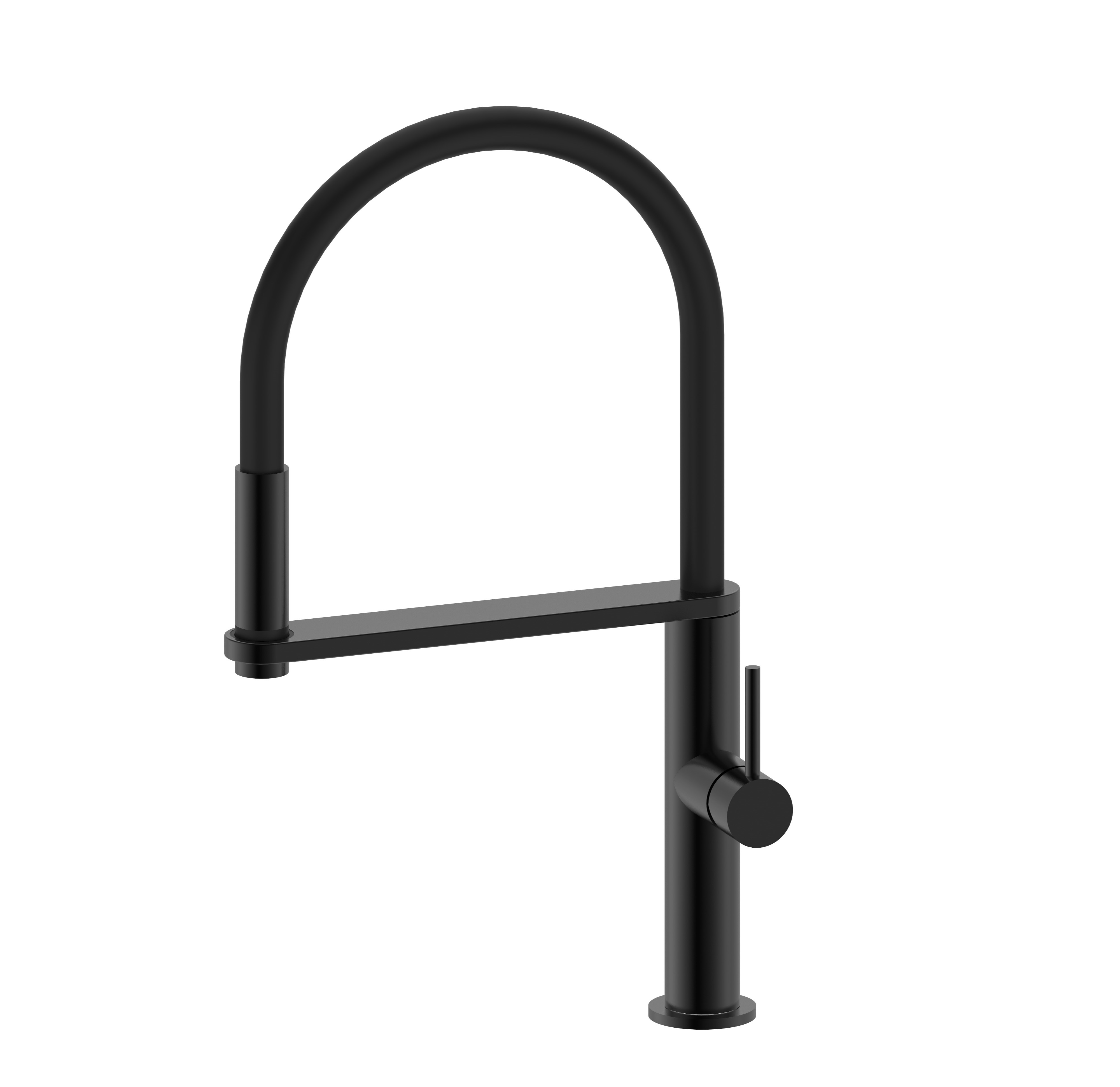 Berg Black Spike grifo de cocina de pie negro 130159PH