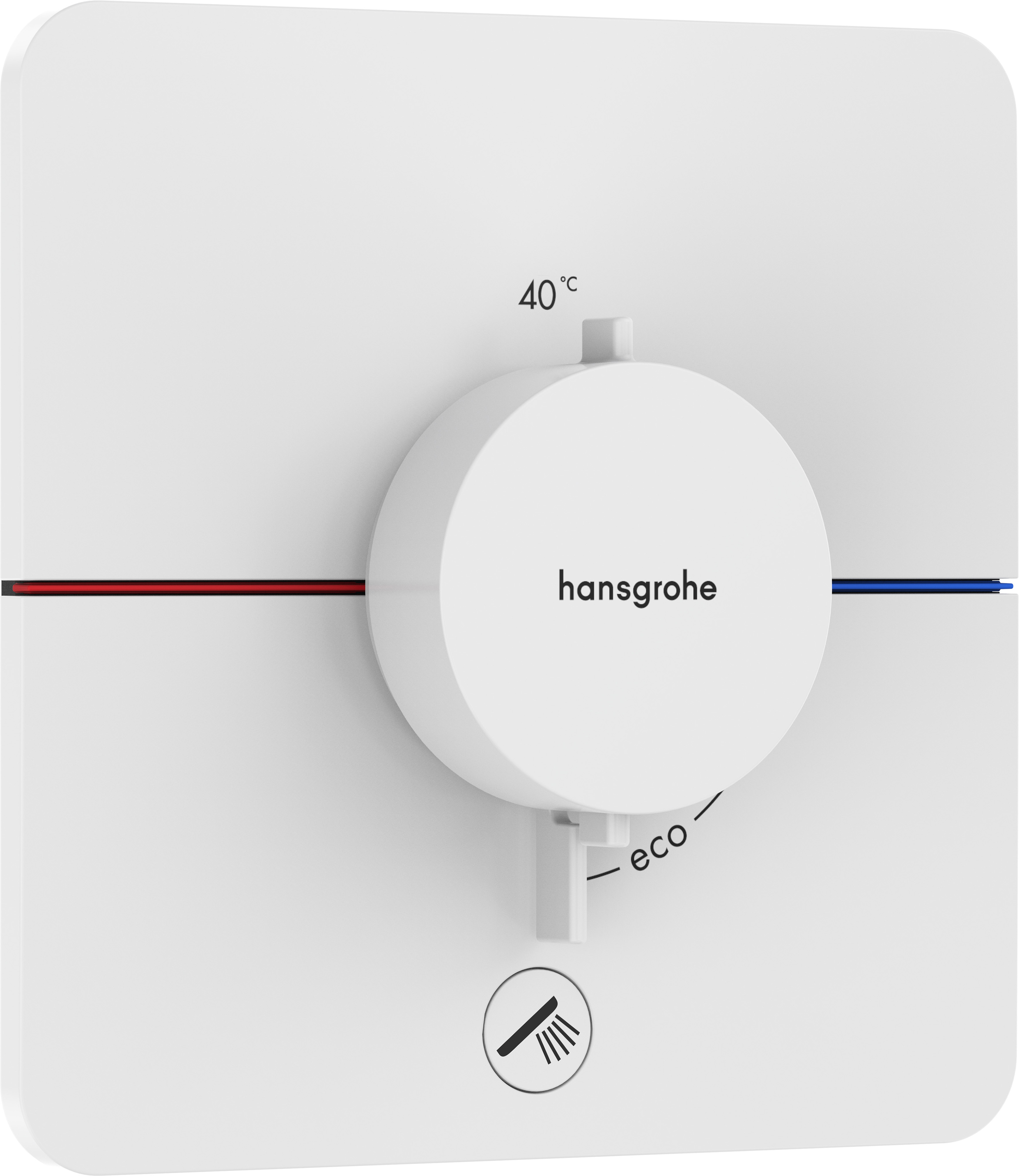 Hansgrohe ShowerSelect Comfort Q grifo para ducha empotrado con termostato blanco 15589700