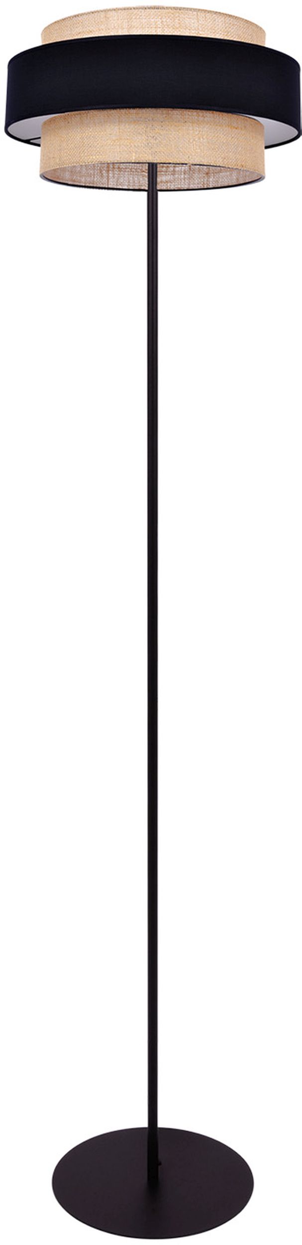 Kaja Gato lámpara de pie 1x40 W negro-beige K-5235