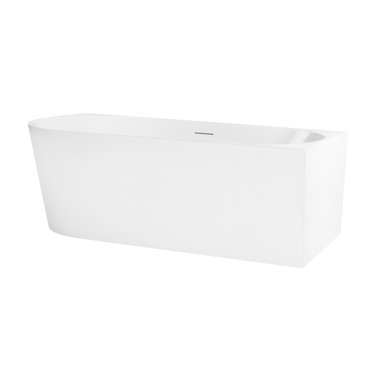 Oltens Delva bañera de esquina 150x75 cm rectangular blanco 11006000