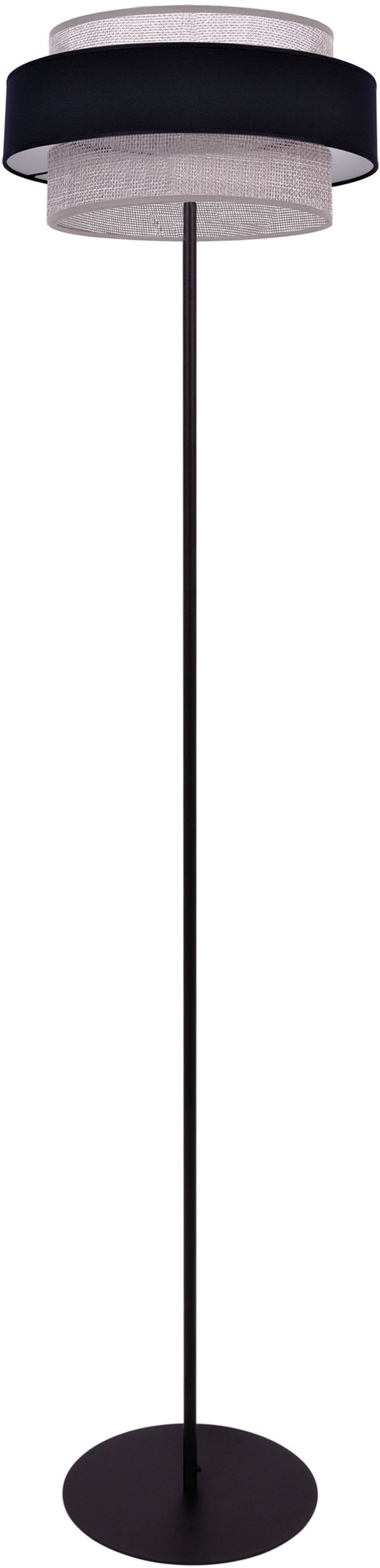 Kaja Etela lámpara de pie 1x40 W negro-gris K-5175