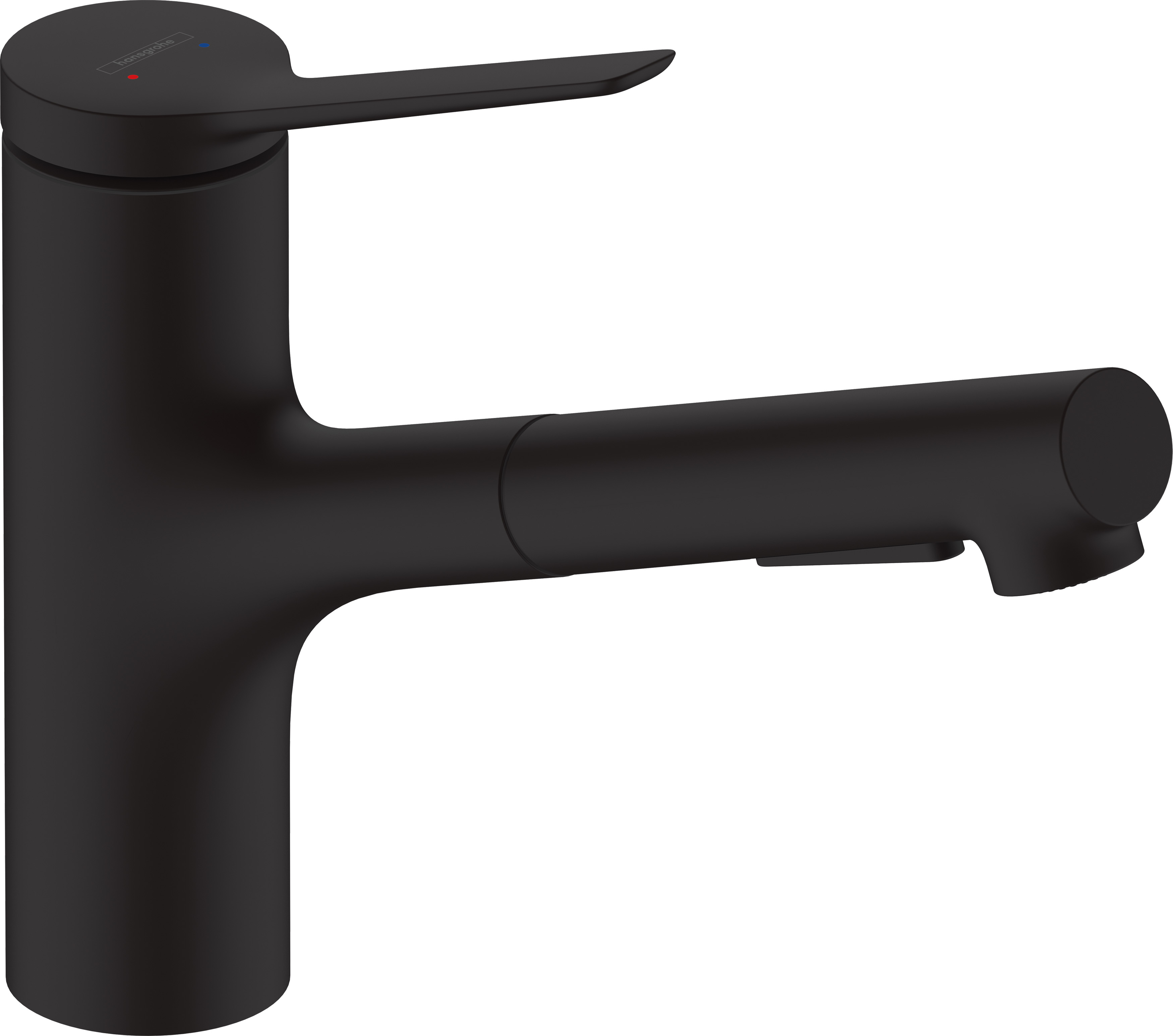 Hansgrohe Zesis M33 grifo de cocina de pie negro 74821670