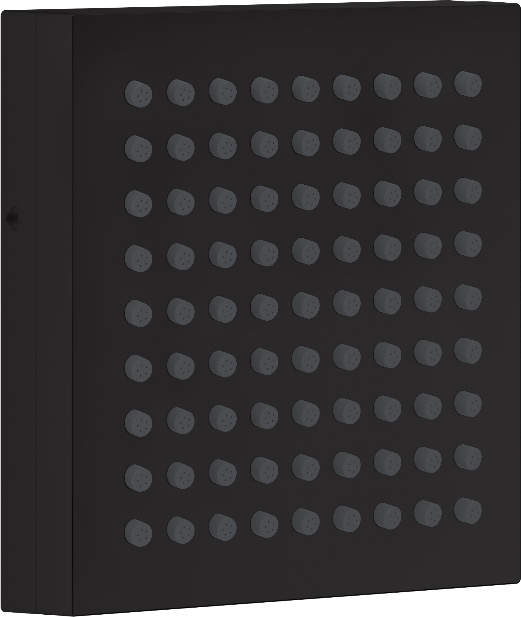 Axor ShowerComposition ducha con efecto lluvia 11x11 cm cuadrada negro 12596670