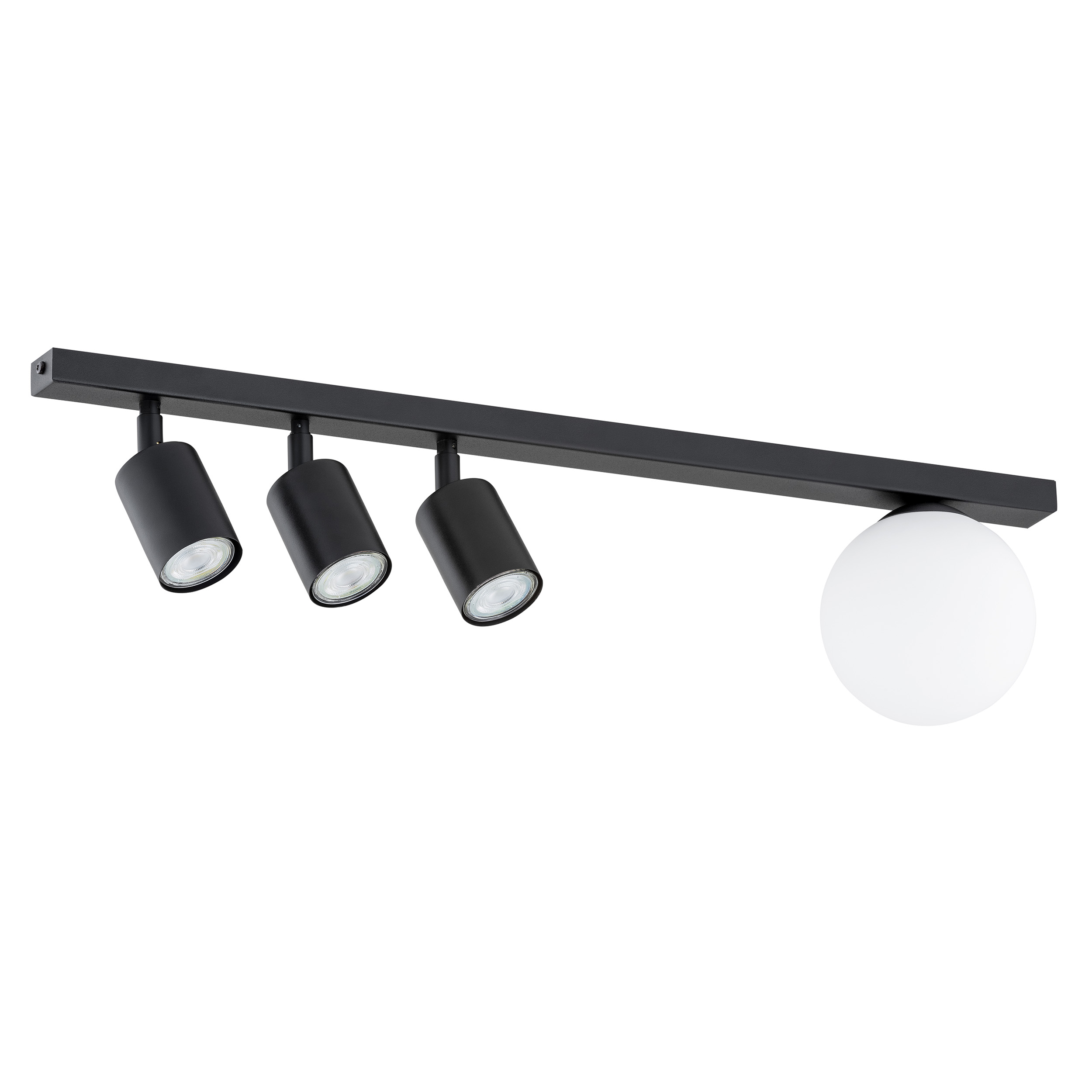 Emibig Baster lámpara de techo 4x W negro 1314/4