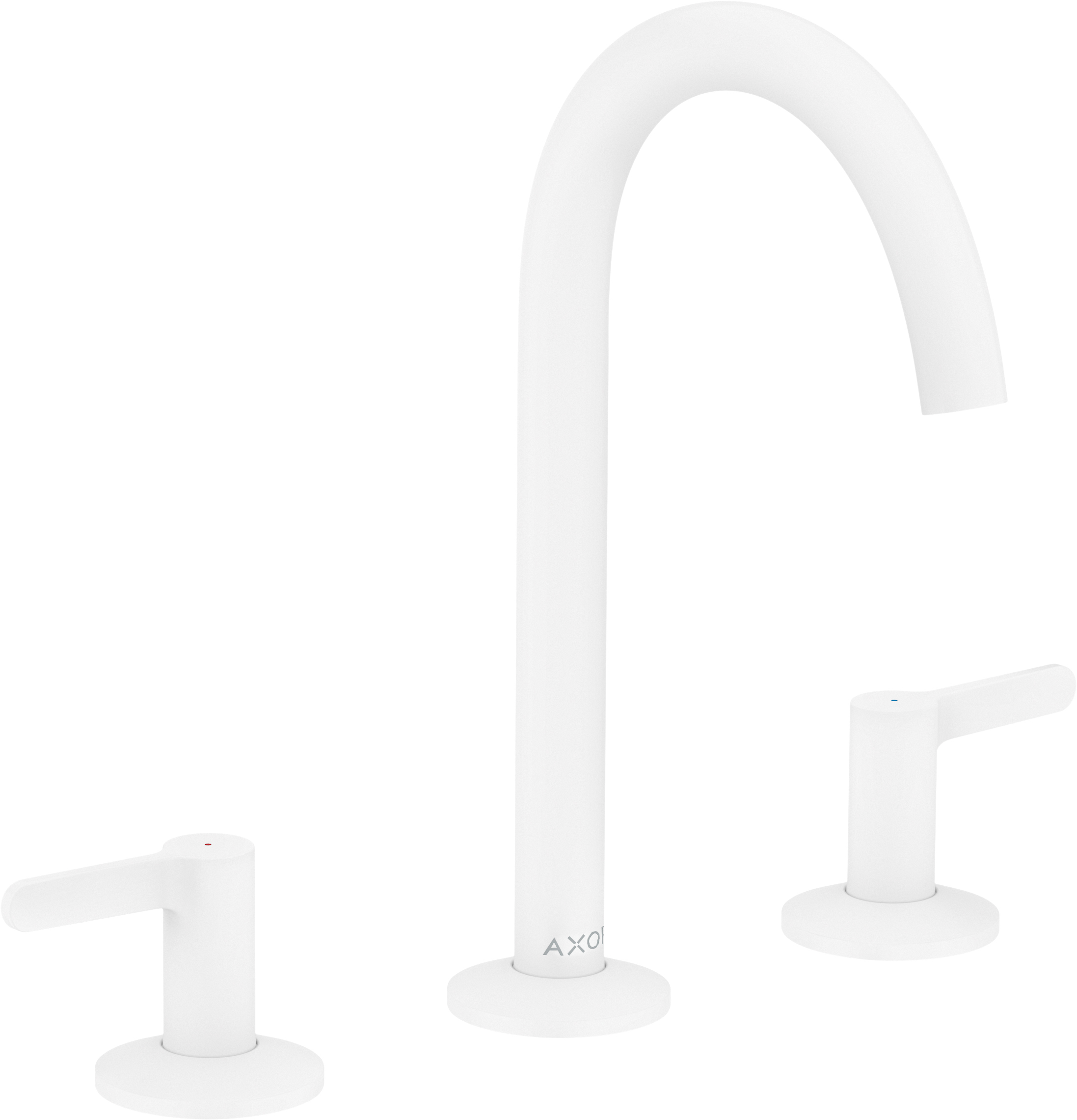 Axor One grifo para lavabo de pie blanco 48050700