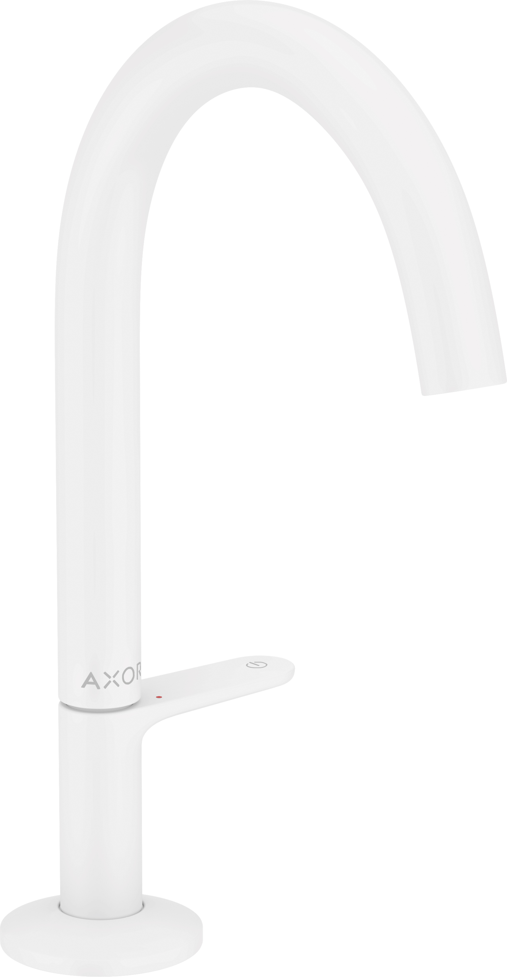 Axor One grifo para lavabo de pie blanco 48020700