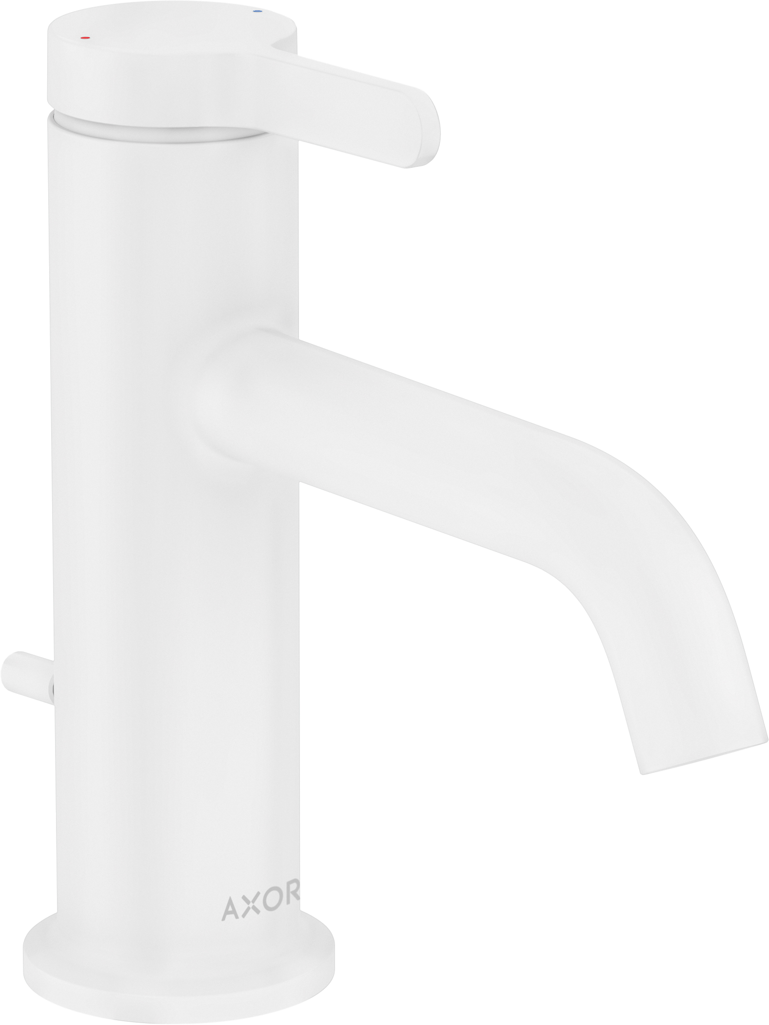 Axor One grifo para lavabo de pie blanco 48000700