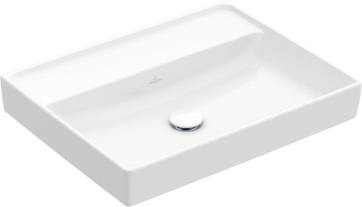 Villeroy & Boch Collaro lavabo 60x47 cm rectangular clásico-para mueble blanco 4A3363R1