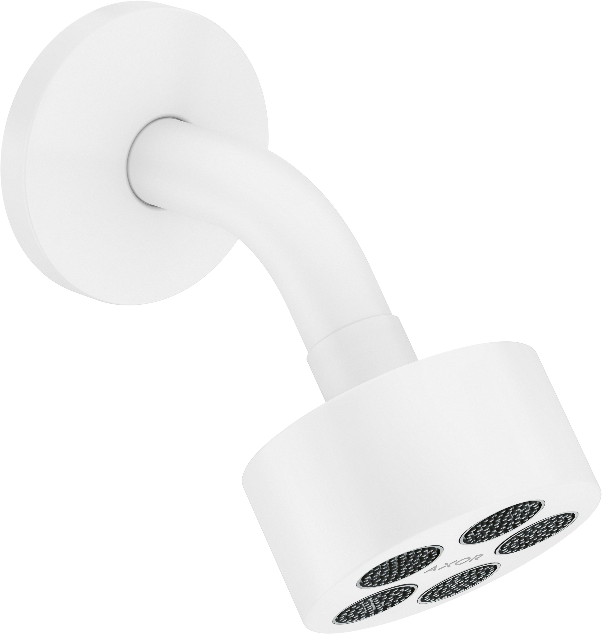 Axor One brazo de ducha con efecto lluvia 7.3x7.3 cm circular blanco 48490700