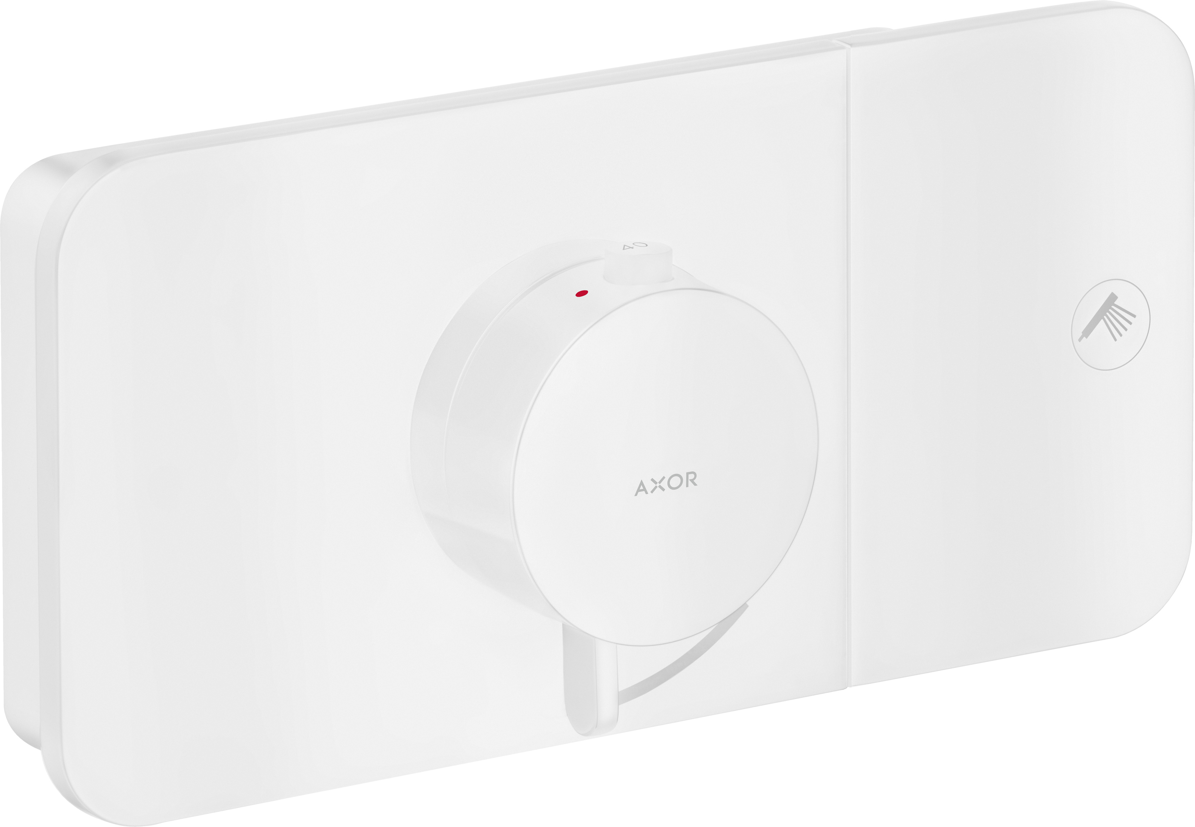 Axor One grifo para ducha empotrado con termostato blanco 45711700