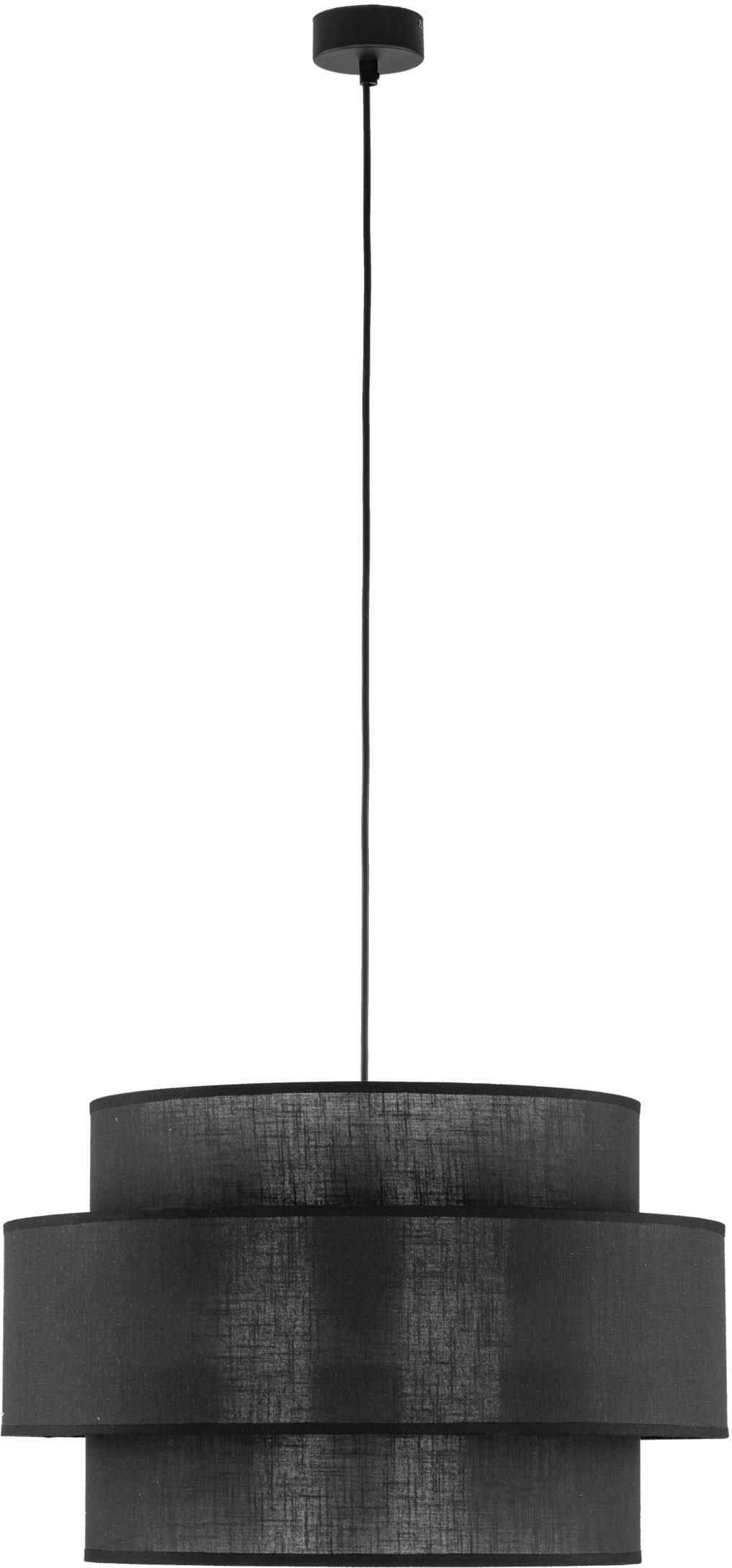 TK Lighting Calisto lámpara colgante 3x15 W negro 5099