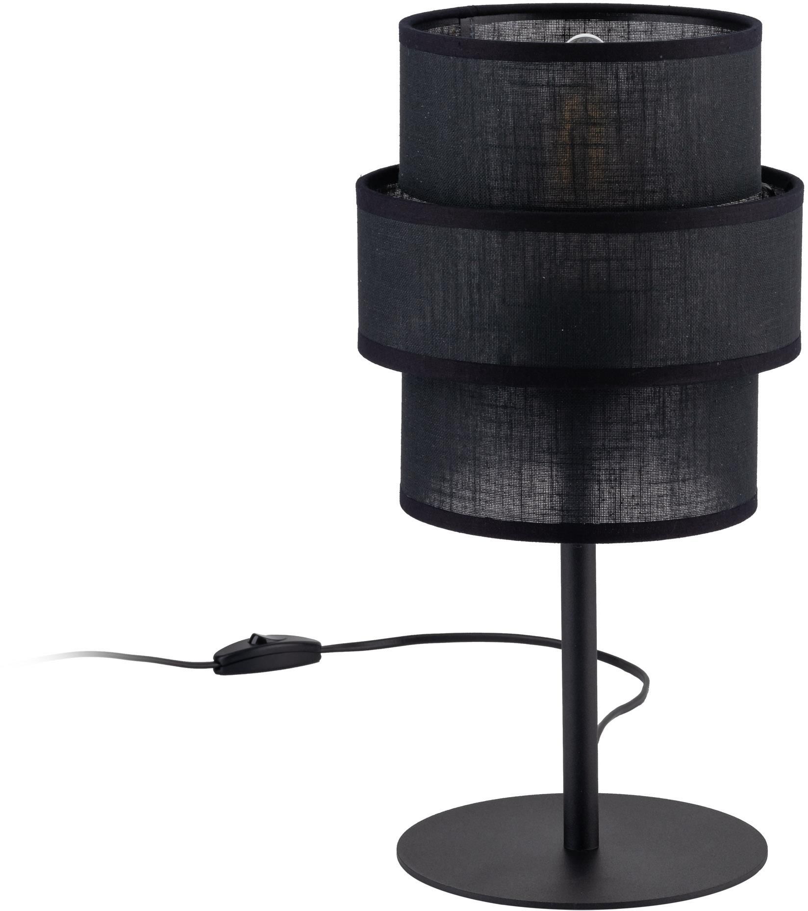 TK Lighting Calisto lámpara de sobremesa 1x15 W negro 5895