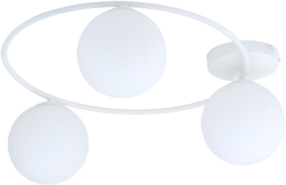 Emibig Sopra lámpara de techo 3x10 W blanco-leche 1258/3