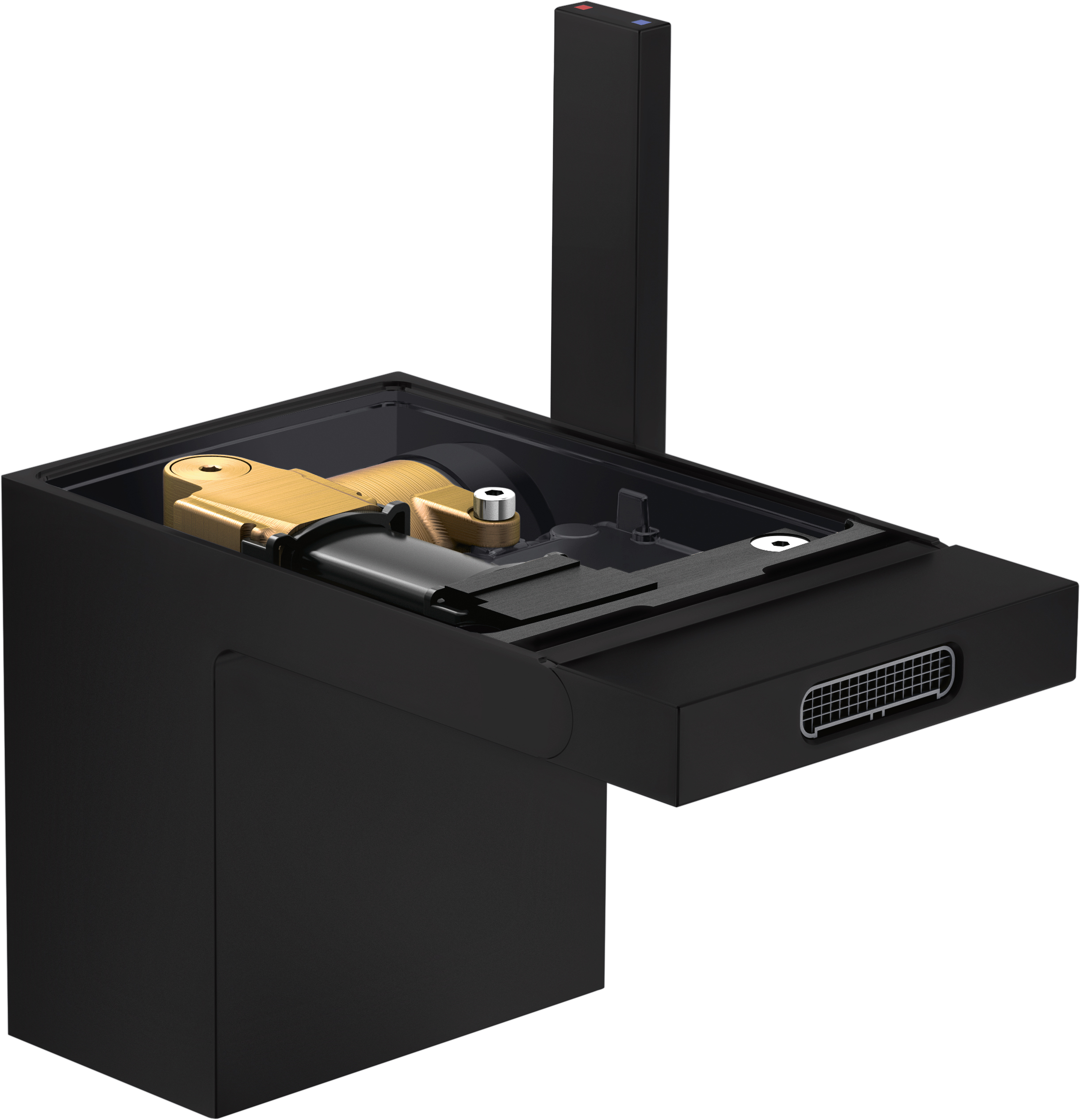 Axor MyEdition grifo para bidé de pie negro 47212670