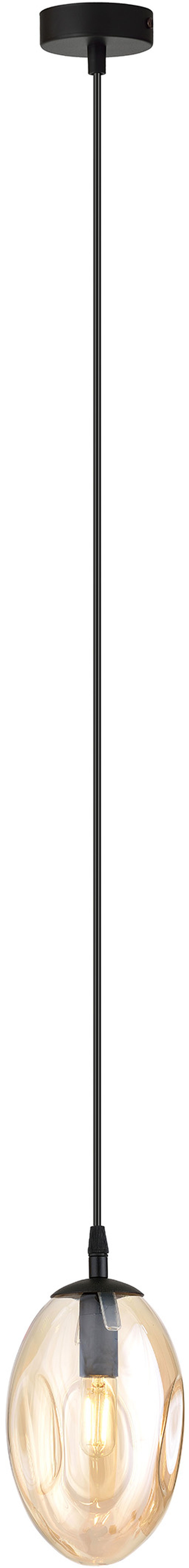 Emibig Astral lámpara colgante 1x10 W negro 1267/1