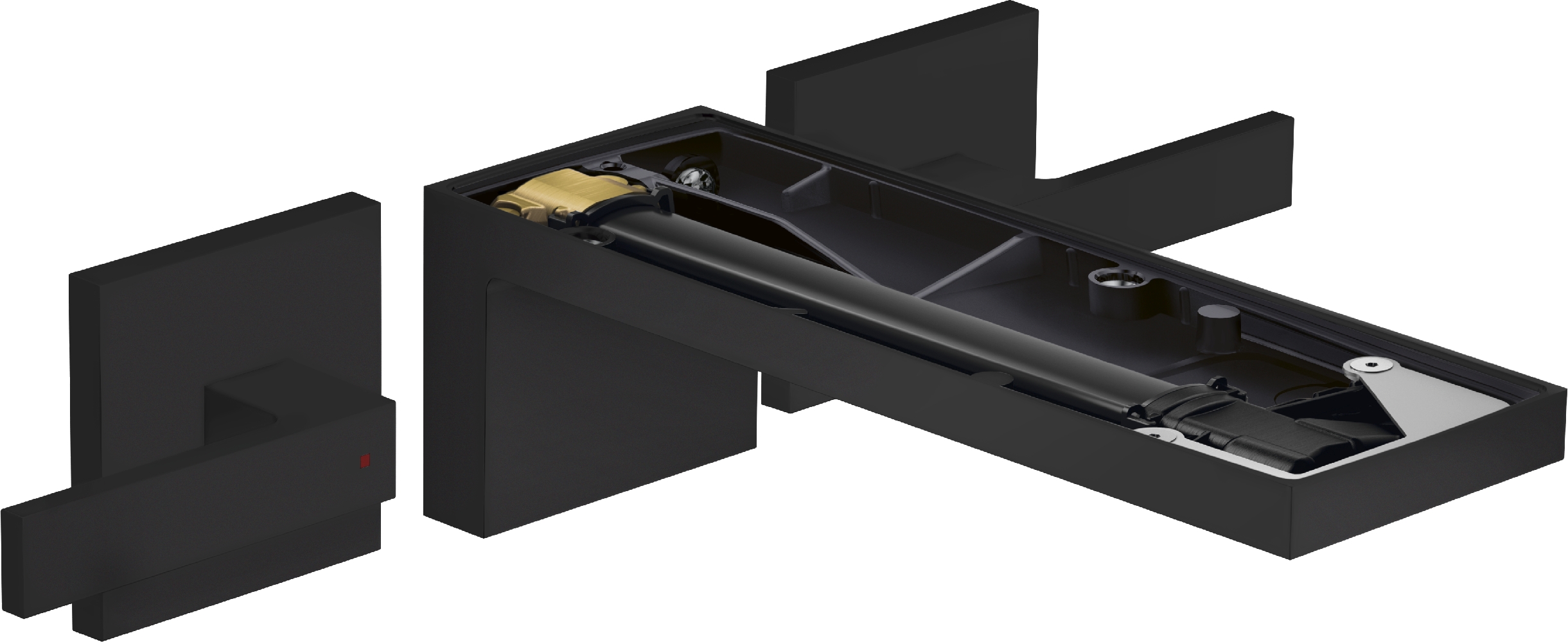 Axor MyEdition grifo para lavabo empotrado negro 47082670