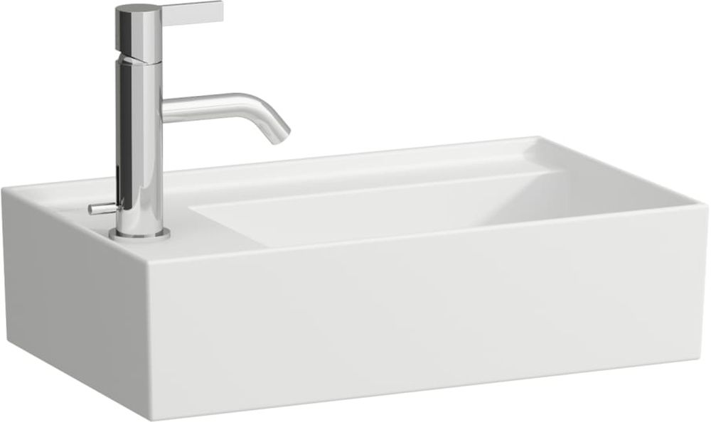 Laufen Kartell lavabo 46x28 cm rectangular clásico blanco brillante H8153354001111
