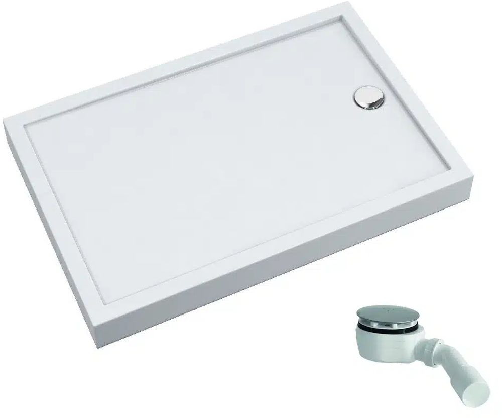 Schedpol Competia New plato de ducha rectangular 110x80 cm blanco 3.4837