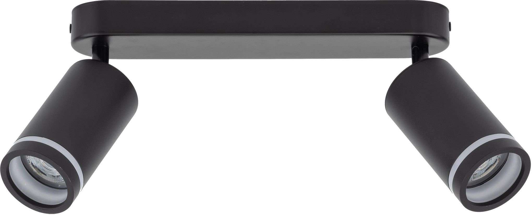 TK Lighting Jet lámpara de techo 2x10 W negro 6912