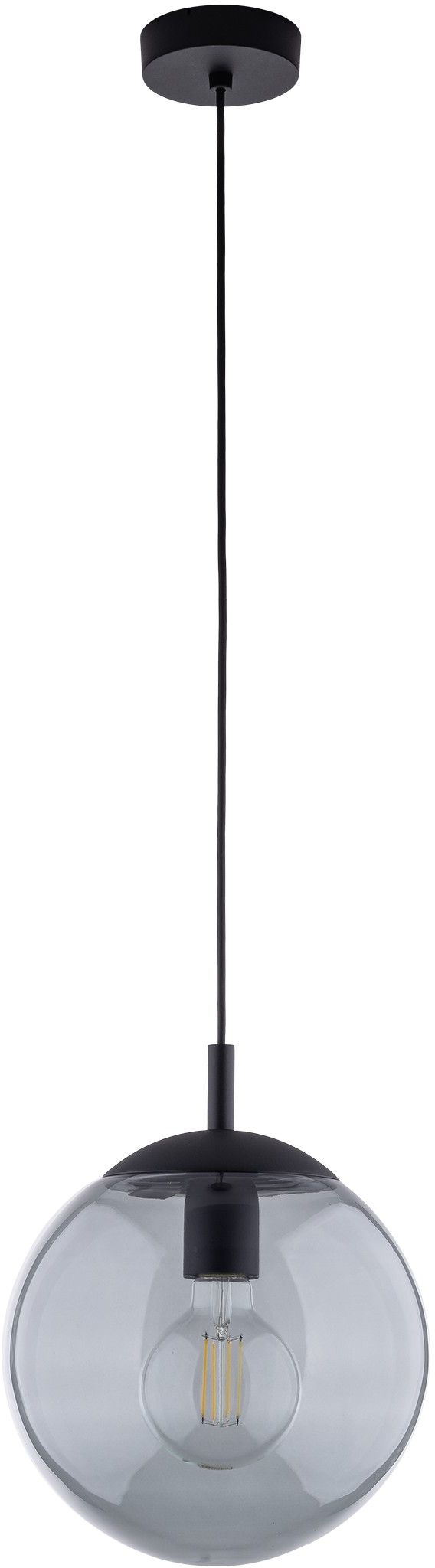 TK Lighting Esme lámpara colgante 1x15 W negro-grafito 5378