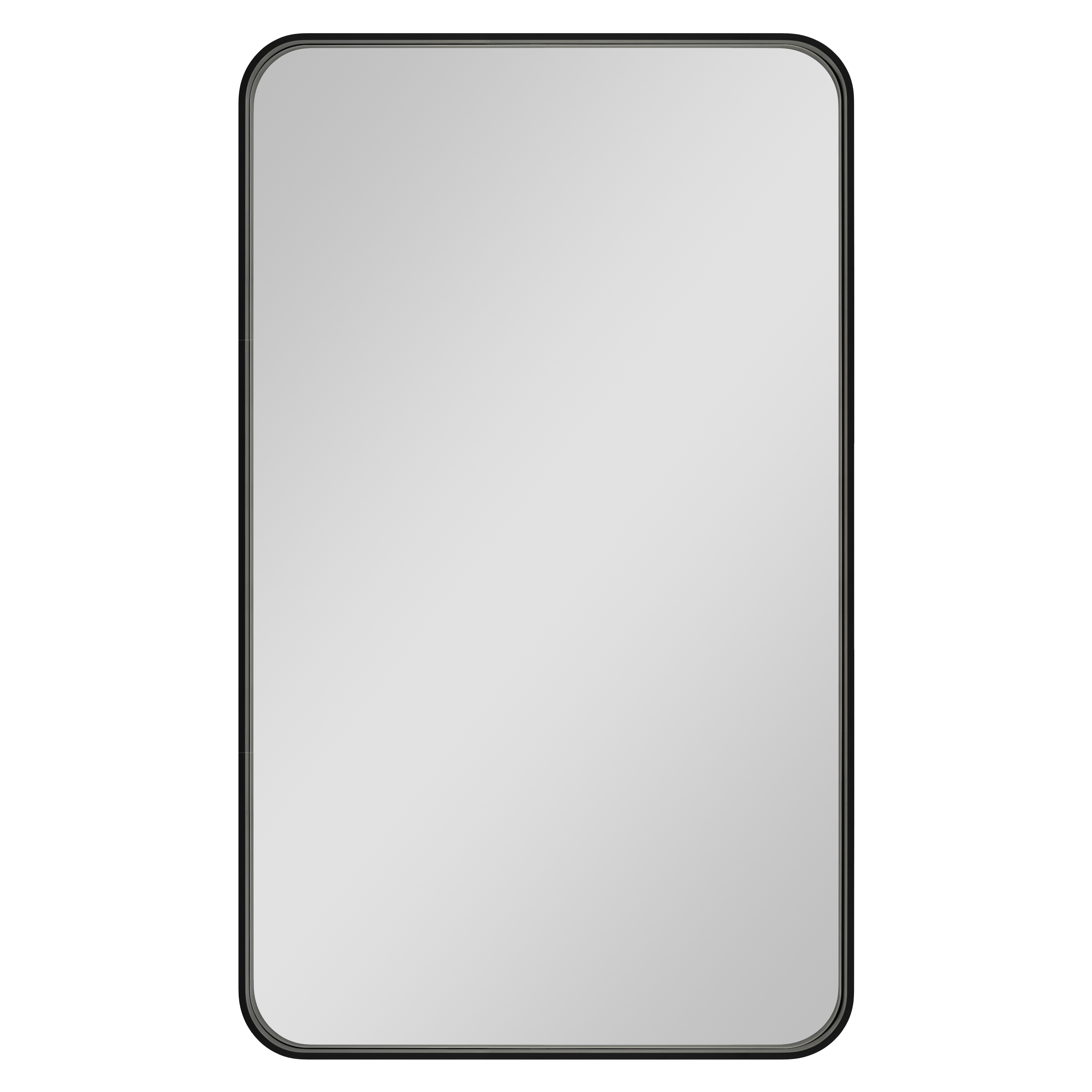 Dubiel Vitrum Rio espejo 50x80 cm rectangular negro 5905241011530