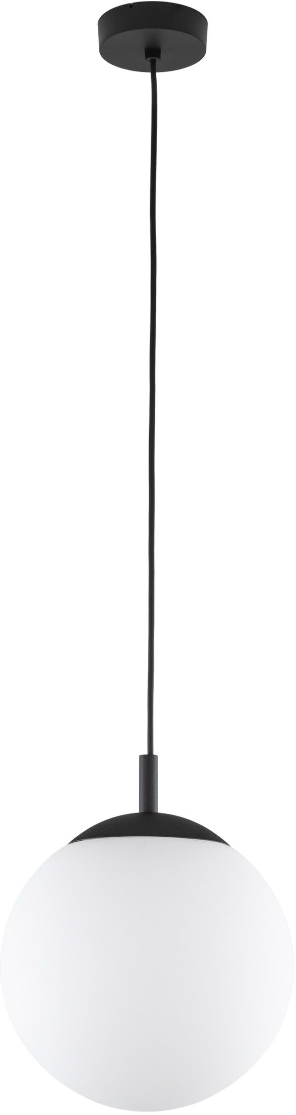 TK Lighting Esme lámpara colgante 1x15 W blanco-negro 5670