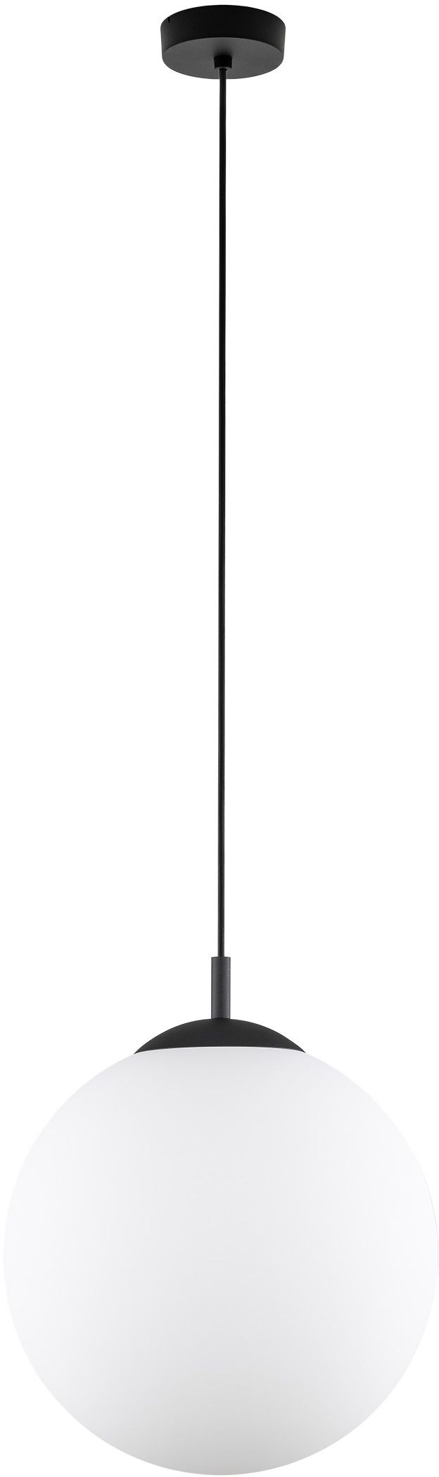 TK Lighting Esme lámpara colgante 1x15 W blanco-negro 5671