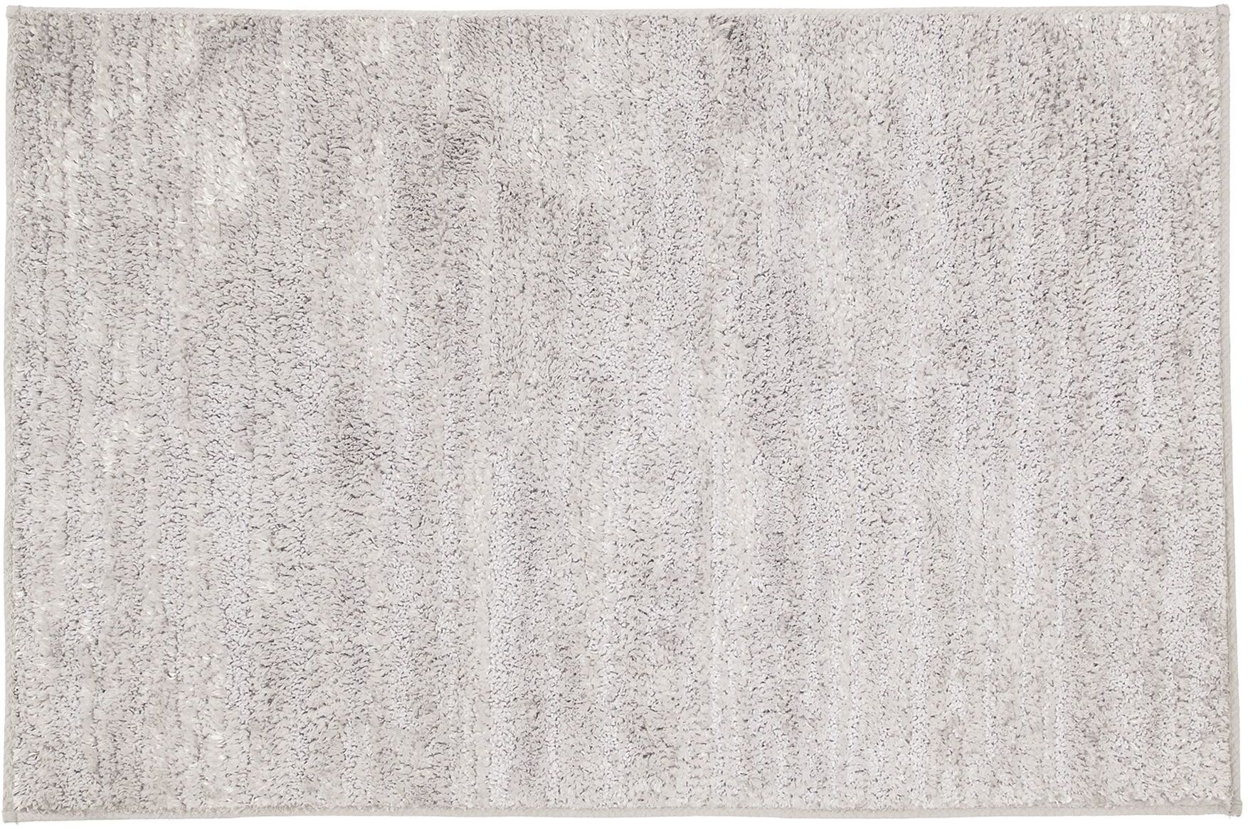 Kleine Wolke Glow alfombrilla para baño 120x70 cm rectangular blanco-gris 9186158225