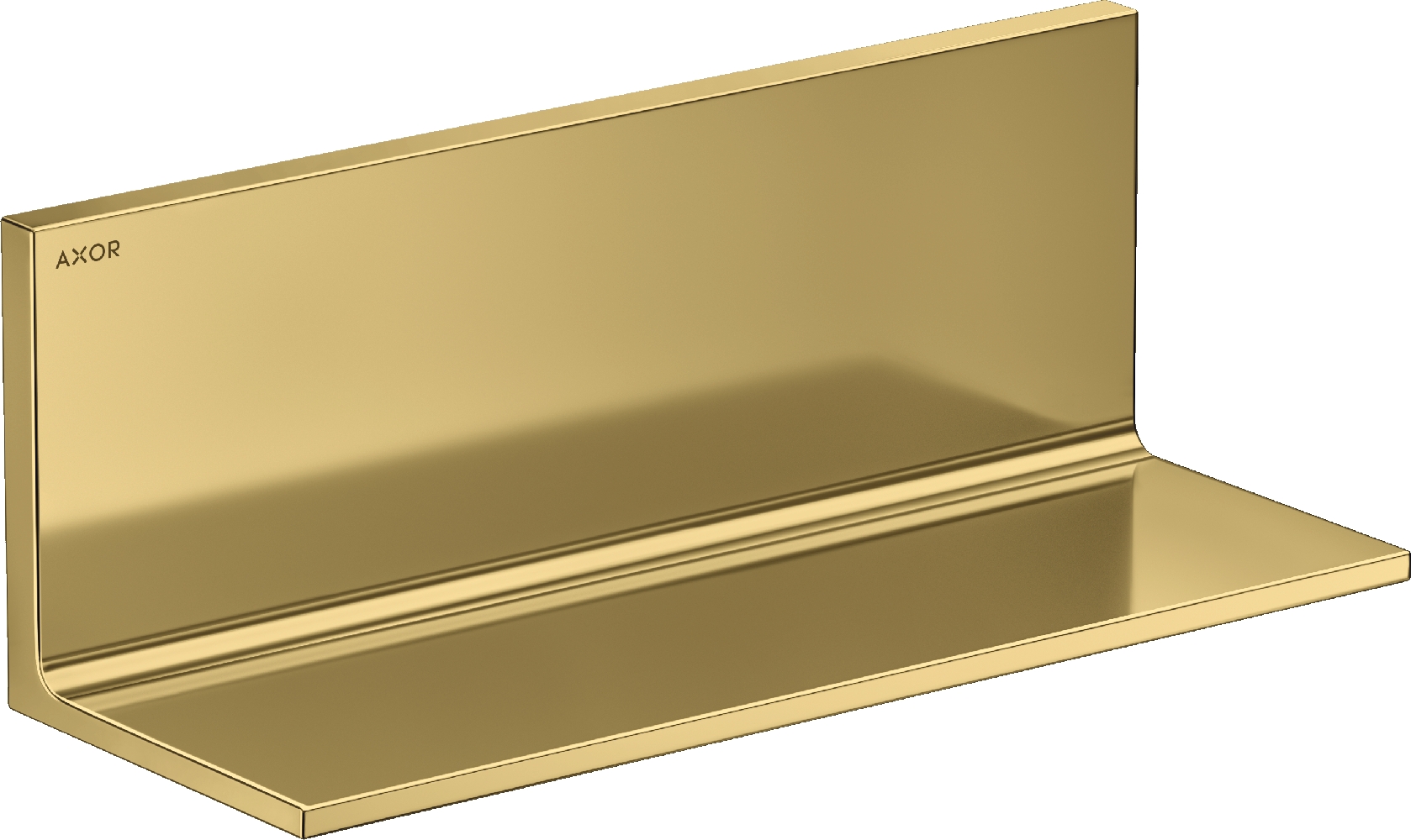 Axor Universal Rectangular estante de baño 30 cm oro 42644990
