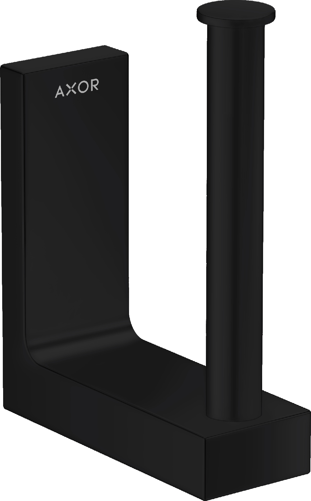 Axor Universal Rectangular portarrollos de papel higiénico negro 42654670