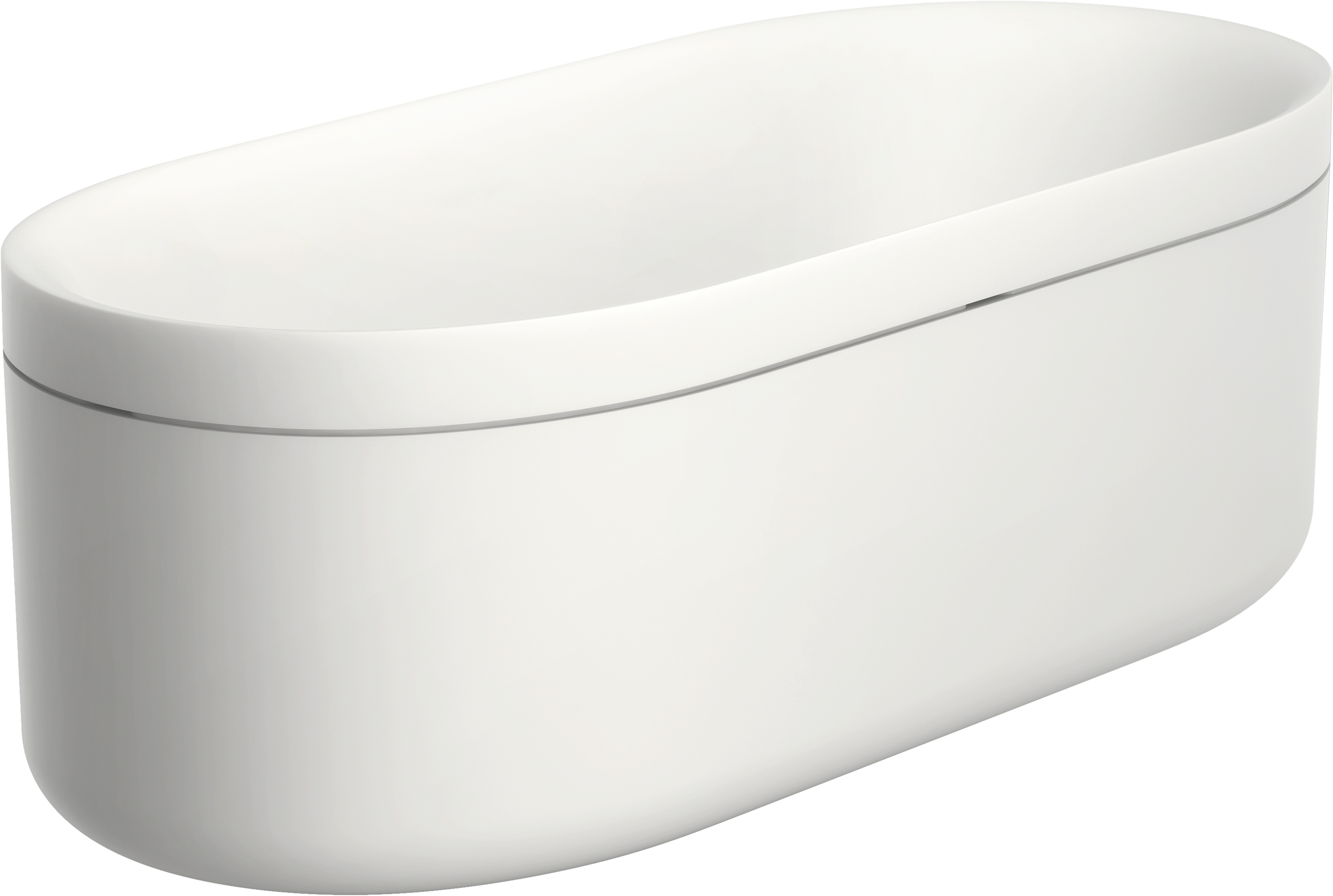 Axor Suite bañera exenta 188.4x82.7 cm oval blanco 42005670