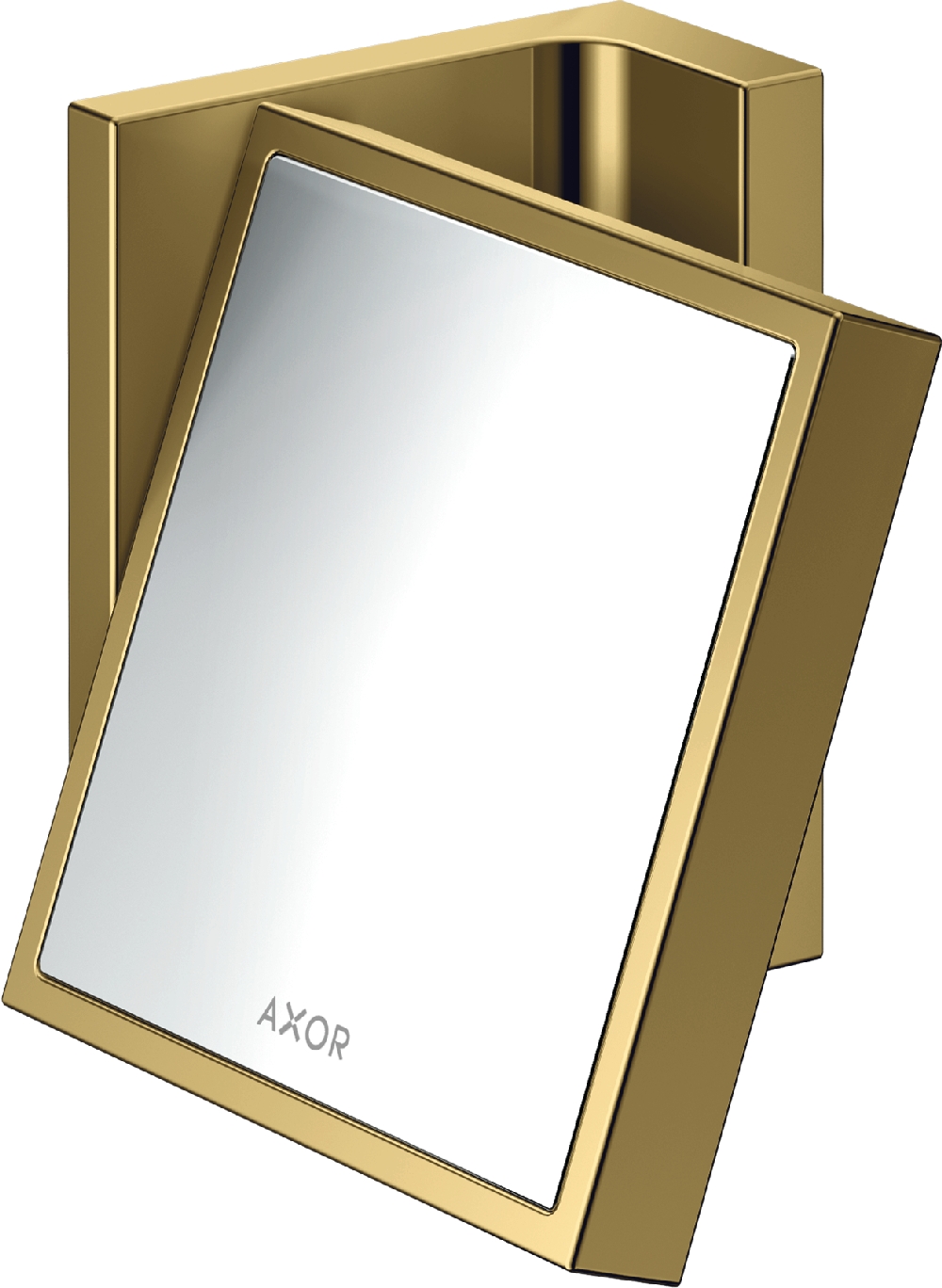 Axor Universal Rectangular espejo cosmético 12x11 cm rectangular dorado 42649990