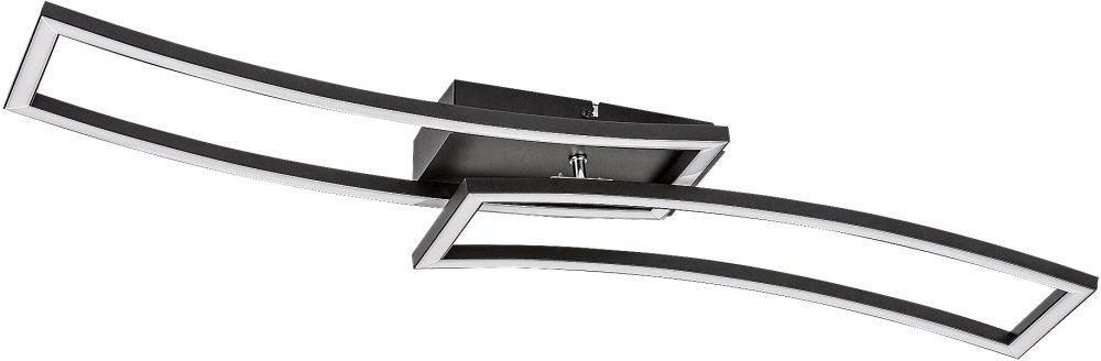 Rabalux Cirilla lámpara de techo 1x40 W negro 71005