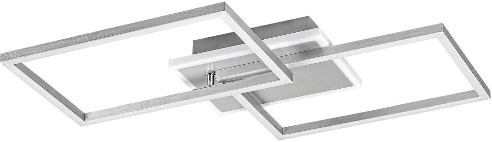 Rabalux Athelstan lámpara de techo 1x40 W aluminio-plata 71014