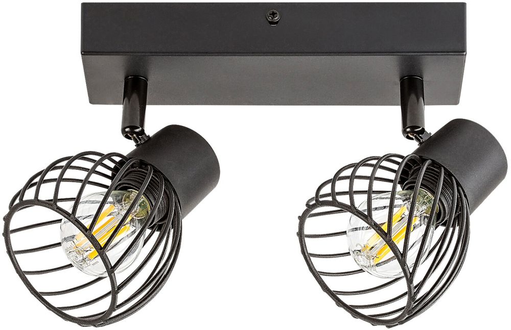 Rabalux Aberama lámpara de techo 2x10 W negro 73002