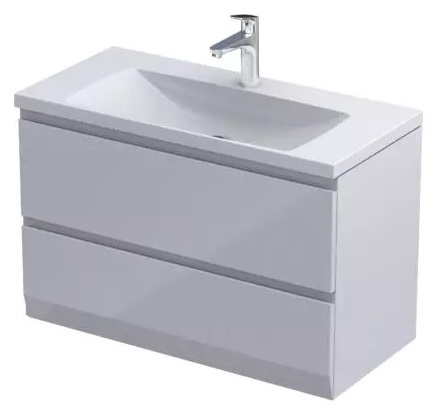 Oristo Brylant armario 79.6x40x52 cm suspendido, para lavabo blanco OR36C-SD2S-80-1