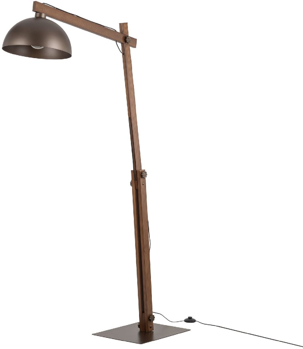 TK Lighting Oslo lámpara de pie x15 W madera-marrón 6319