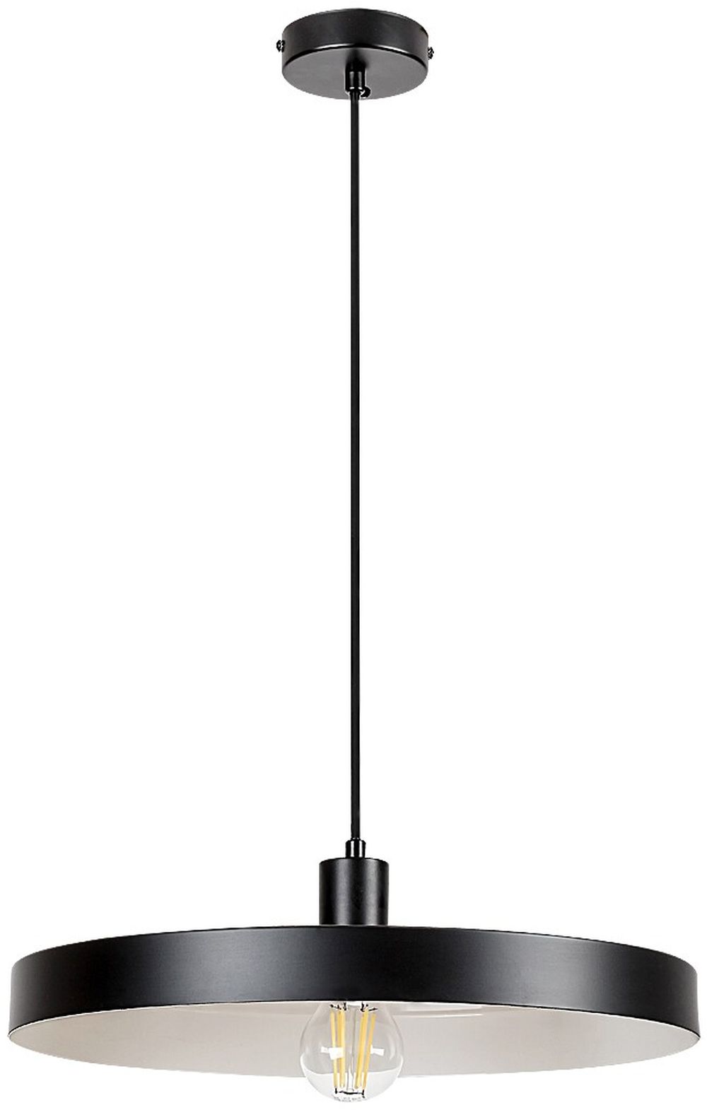 Rabalux Alatar lámpara colgante 1x40 W negro 72017
