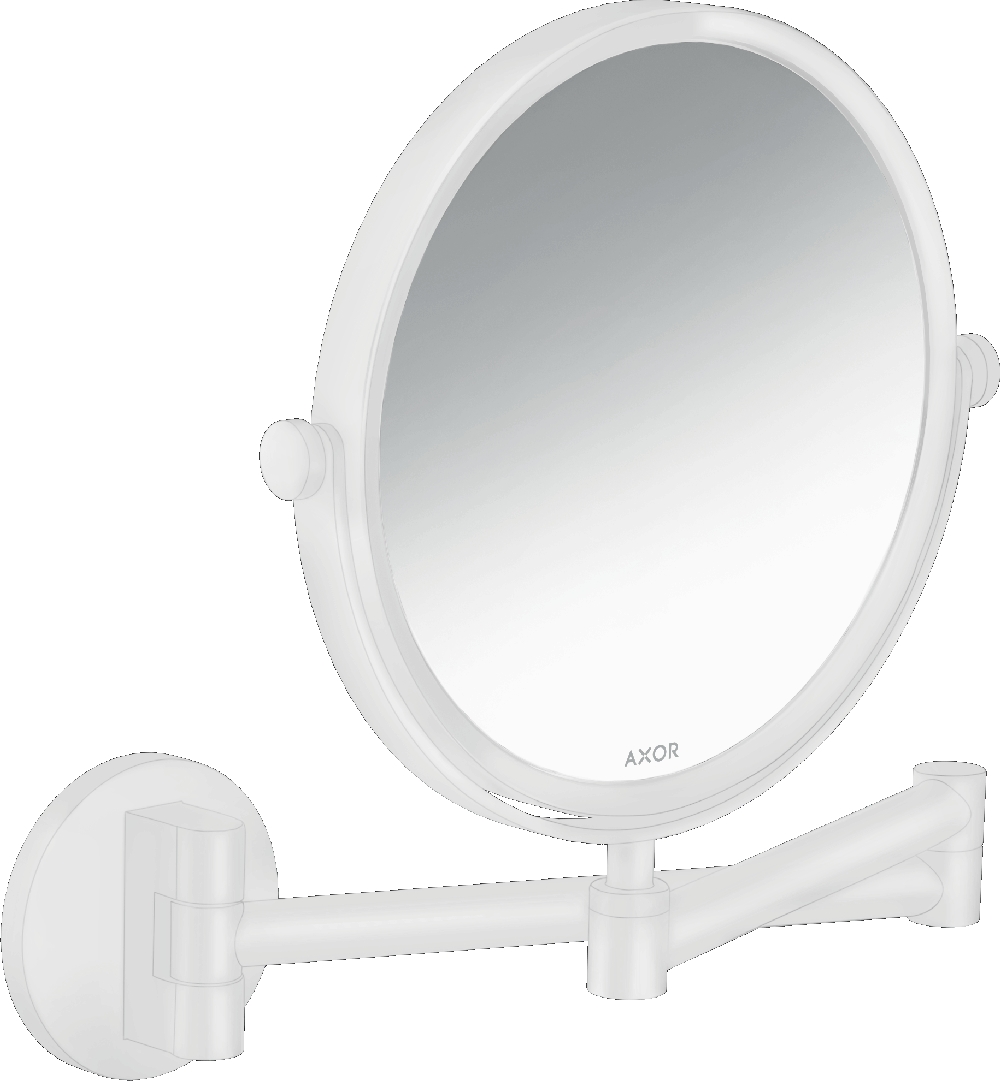 Axor Universal Circular espejo cosmético 19.5x25.7 cm redondo con iluminación blanco 42849700