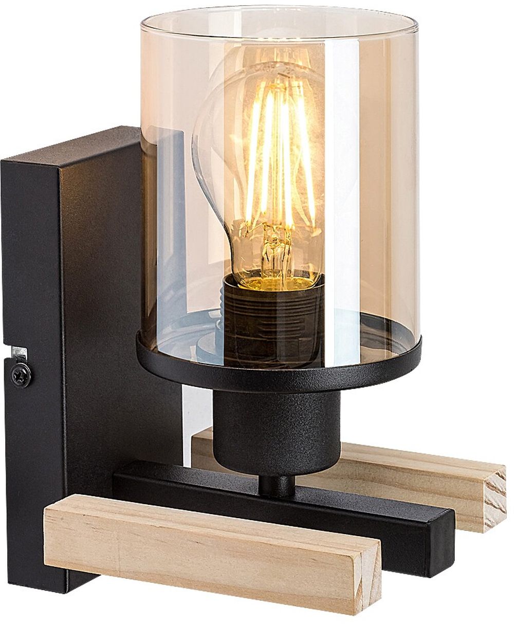 Rabalux Niylah lámpara de pared 1x25 W negro 71080